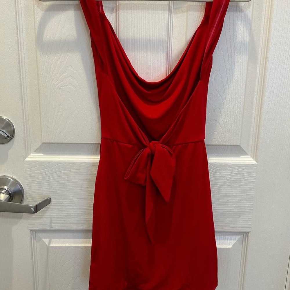 Tiger mist mini red dress